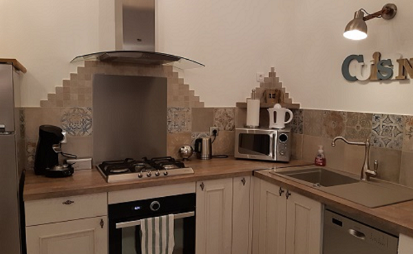 Kitchen at Gîte la Licorne