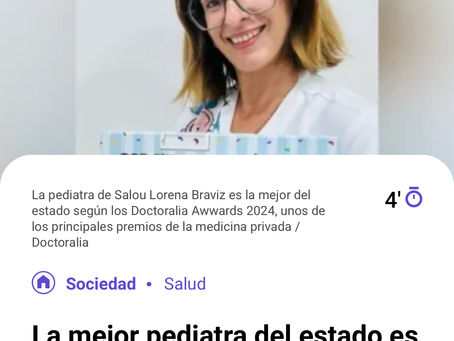 La mejor pediatra del estado es catalana, según los premios a la medicina privada.