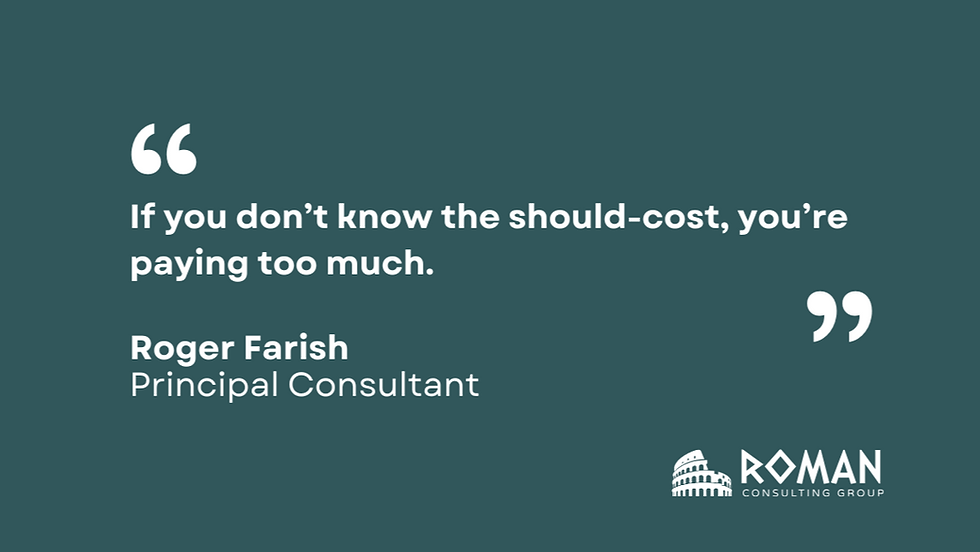 Should-Cost Estimating: Closing the Gap Between Price and Value