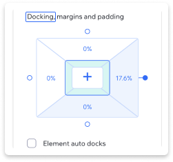 wix studio dashboard - docking