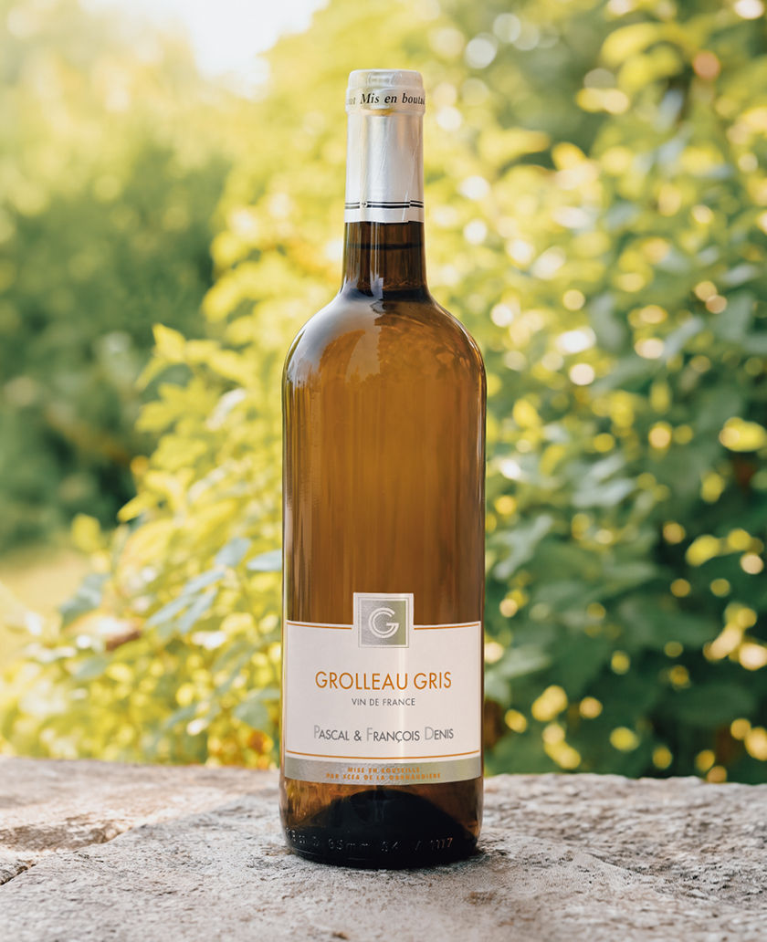 Bouteille de Grolleau gris, vin blanc sec du Domaine de La Garnaudière