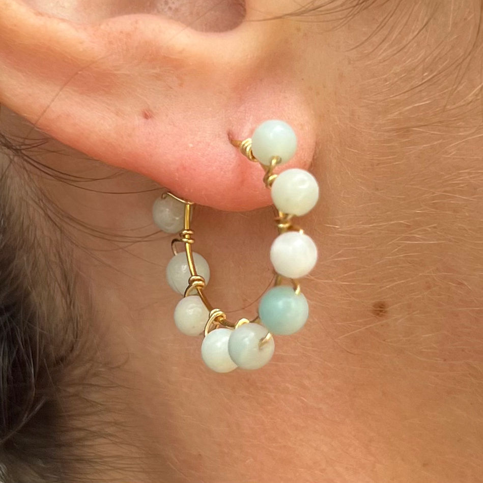 Thumbnail: Aventurine Hoops