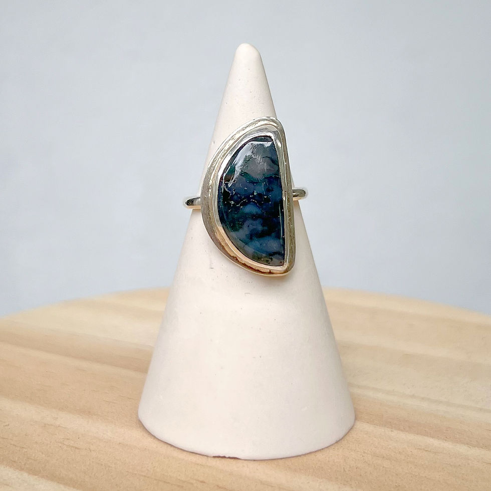 Thumbnail: Moss Agate Ring