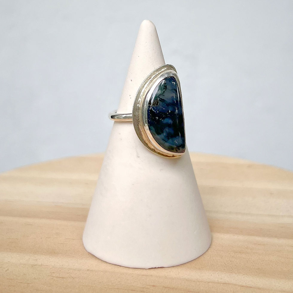 Thumbnail: Moss Agate Ring