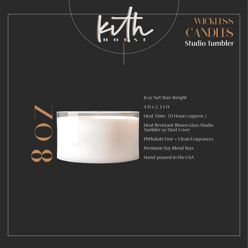 Wickless Candle (8oz) | Kith House Wickless Candle (8oz) | Kith House
