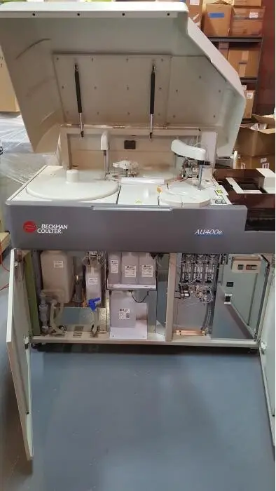 Thumbnail: Beckman Coulter AU400e Chemistry Analyzer w/ ISE, Computer, UPS, and Waste Pump.