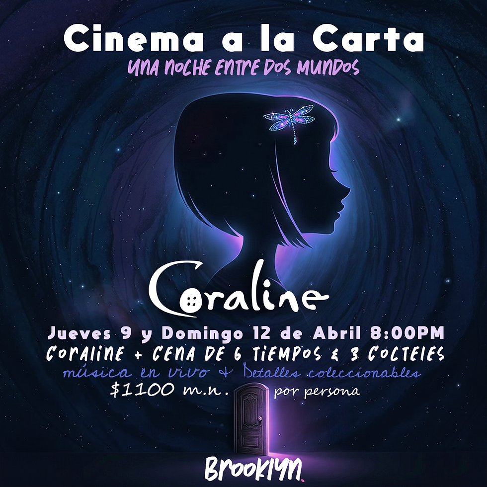 Jueves 9 de Abril - Cinema a la Carta - Coraline