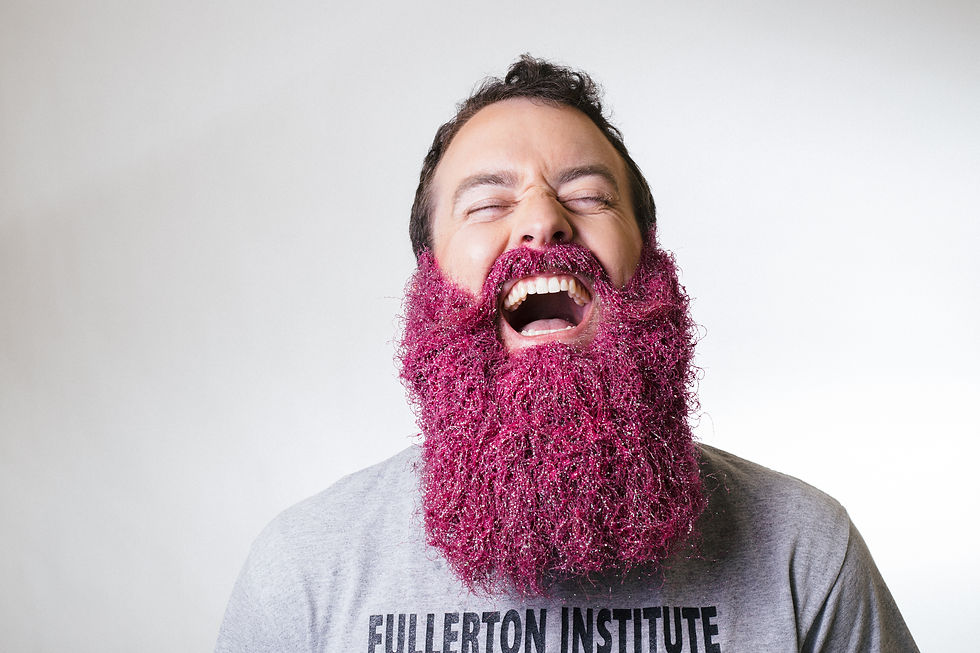 Glitter Beard Photoshoot