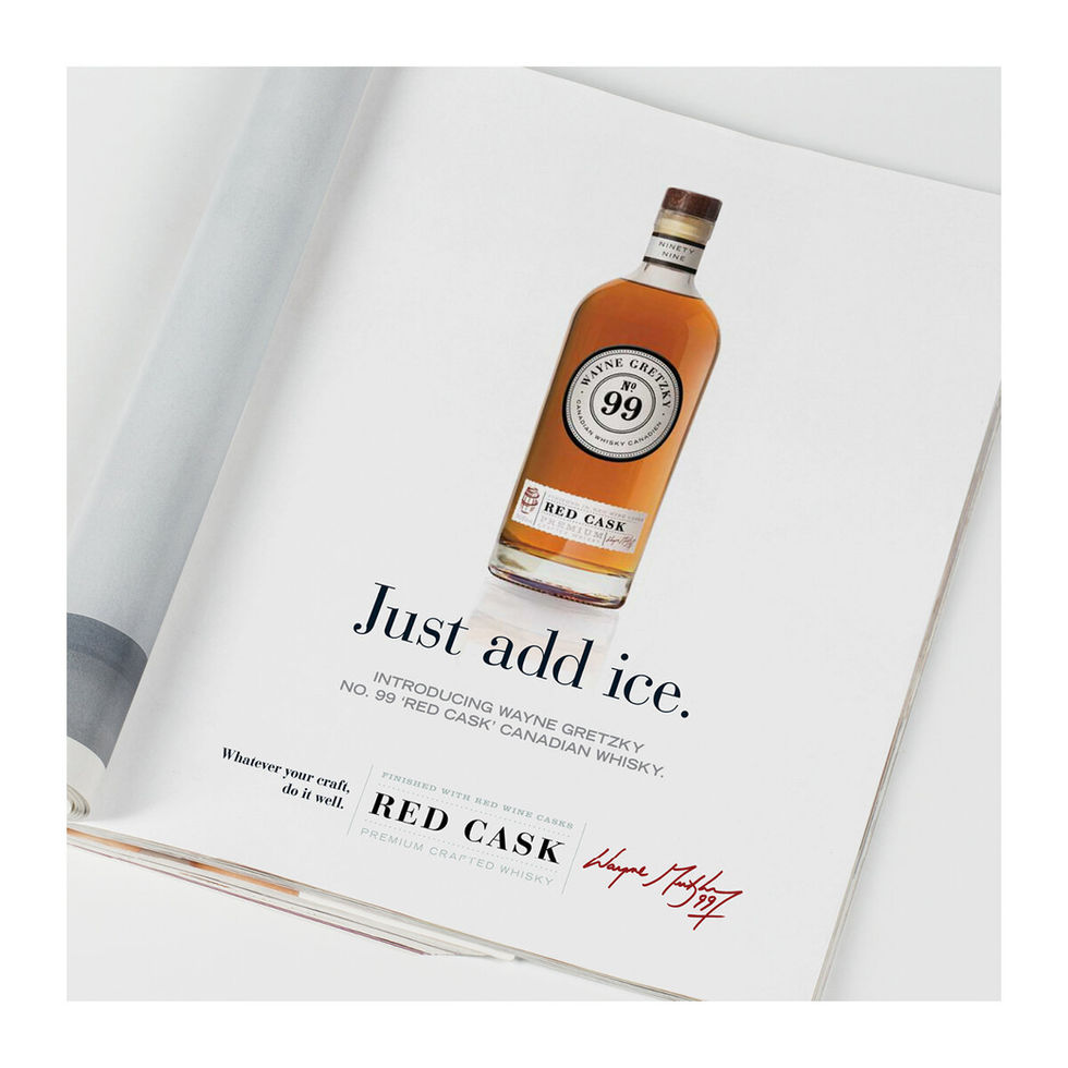Gretzky Whiskey Launch Ad