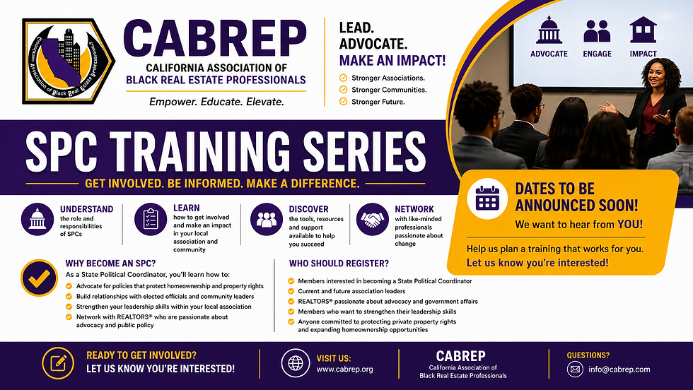 CABREP SPC Training Series