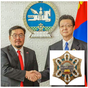 Asahifuji medal ONS Mongolia 2025-4-16