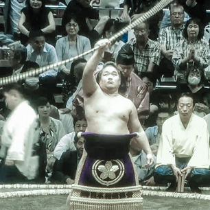 Une démonstration du yumitori-shiki en plein air