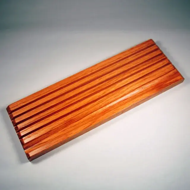 12 Inch Oak Ruler Stand with Groove (F Style)
