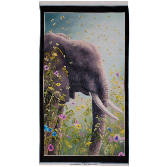 Panel - 24" Elephant