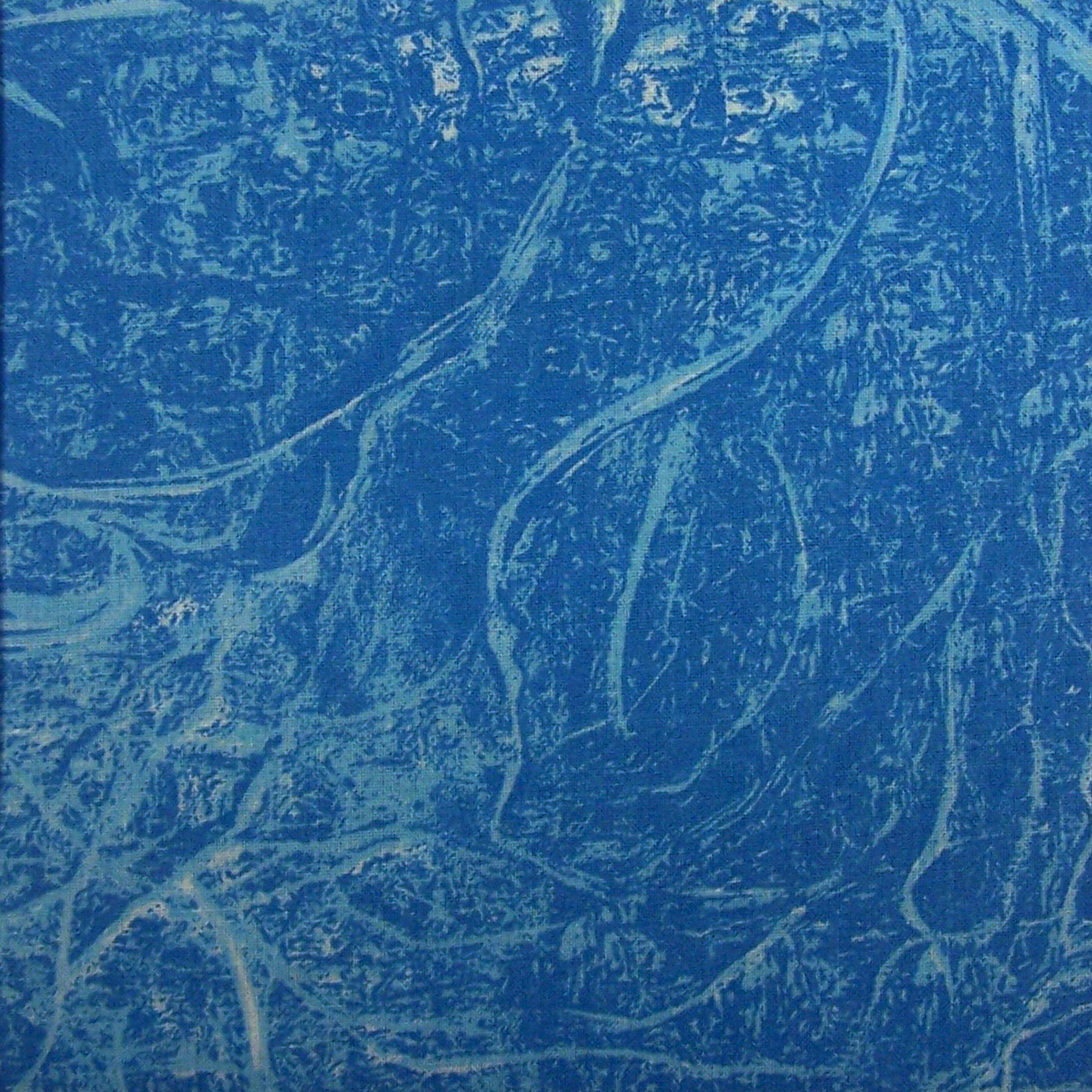 108" Wide Medium Blue Marbled Backing
