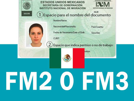 Residencia Temporal, Residencia Permanente (FM1, FM2 y FM3) y Golden Visas para México