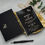 Thumbnail: Black Invites with Gold Foil Stamping