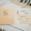 Thumbnail: Square Shaped Peach Color Invitation