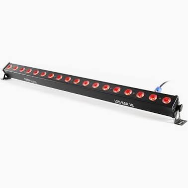 PURElight LED BAR 18 3W (RGB) with 18x 3W Multi-Colour LEDs, 4x Operating Modes
