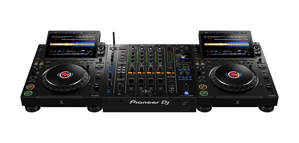 2 x Pioneer DJ CDJ-3000X & DJM-A9 Package