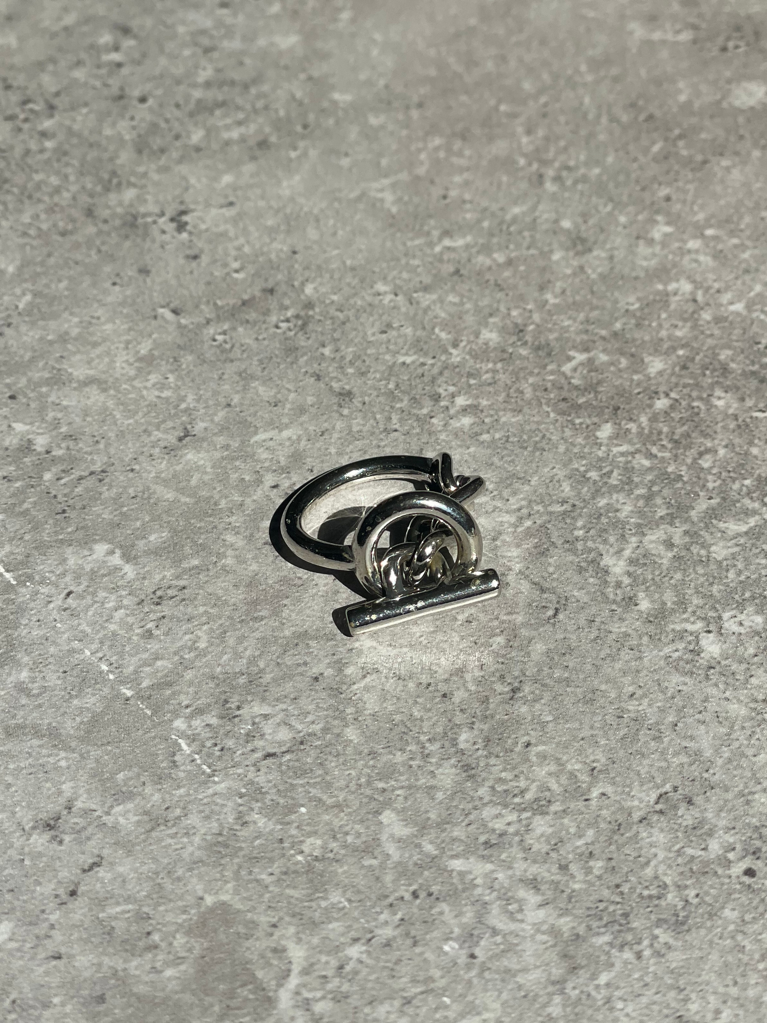 SILVER LINK RING