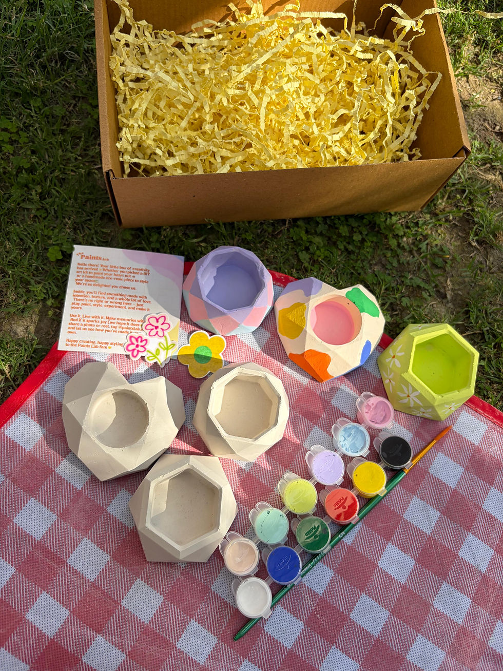 Thumbnail: 3-Inch DIY Paintable T-Light / Planter / Mini Jar Kit