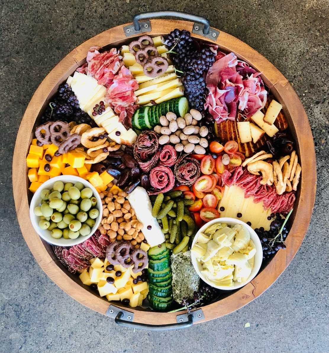 Arranged Food and Objects