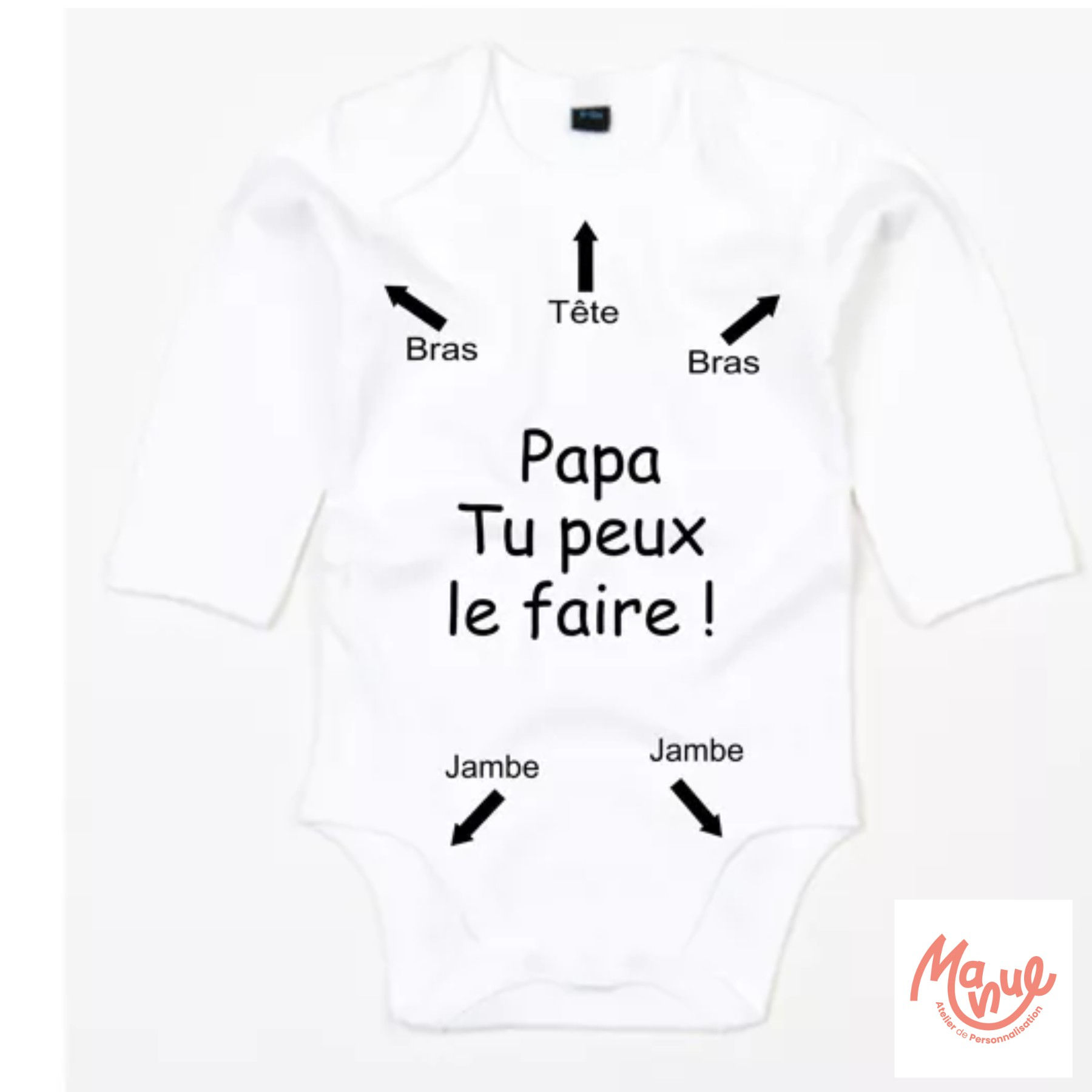 Body "Papa tu peux le faire"