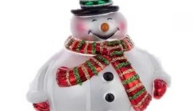 Hot Air Balloon Snowman