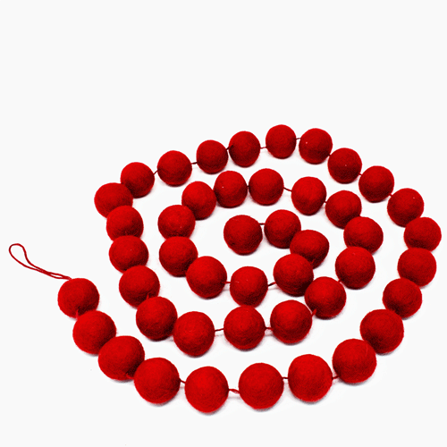 Felt Bobble Garland