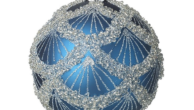 Blue Swags and Glitter