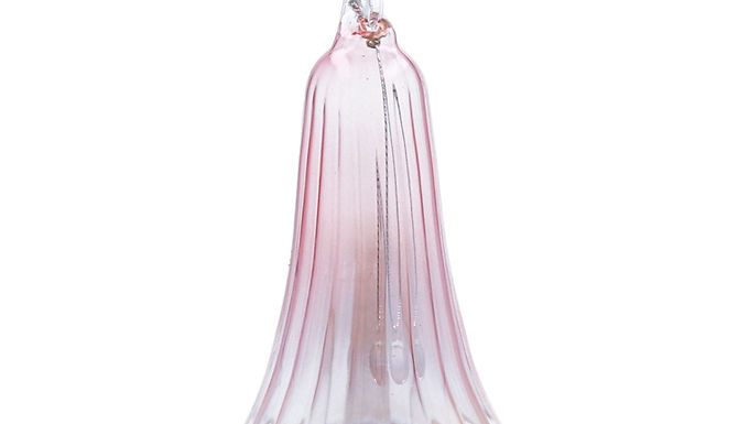 Pink Glass Bell