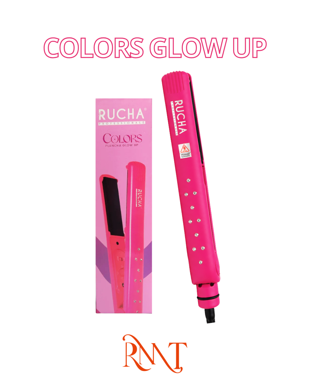Plancha Rucha COLORS GLOW UP Fucsia