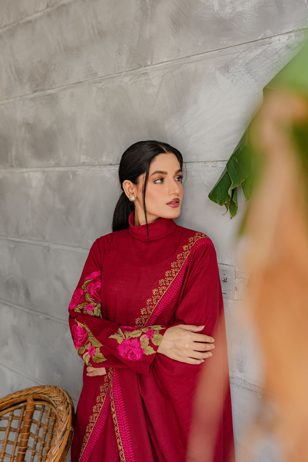 Thumbnail: Kastoor - Red -01 - 3 Piece Outfit