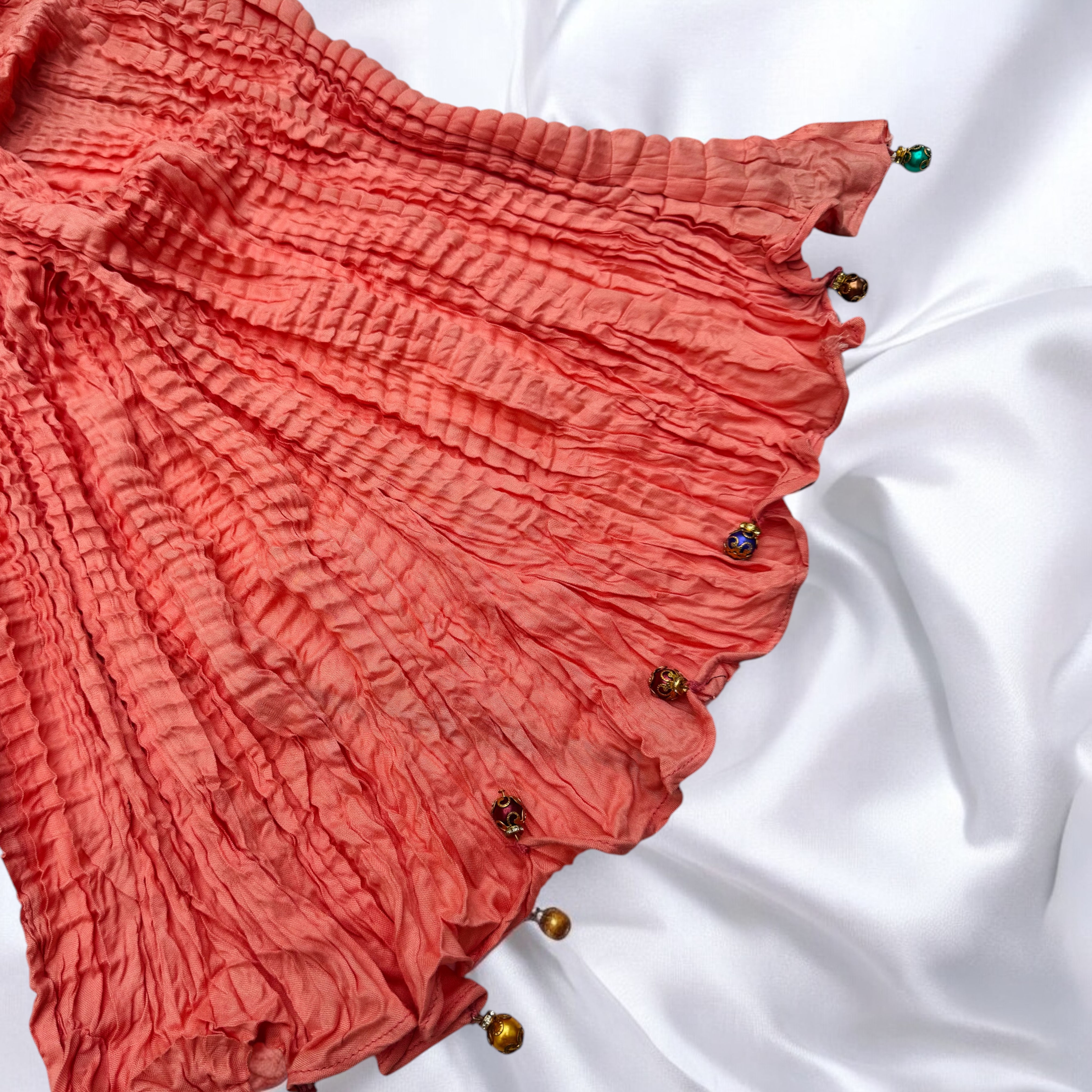 Basics - Peach Chunat Dupatta