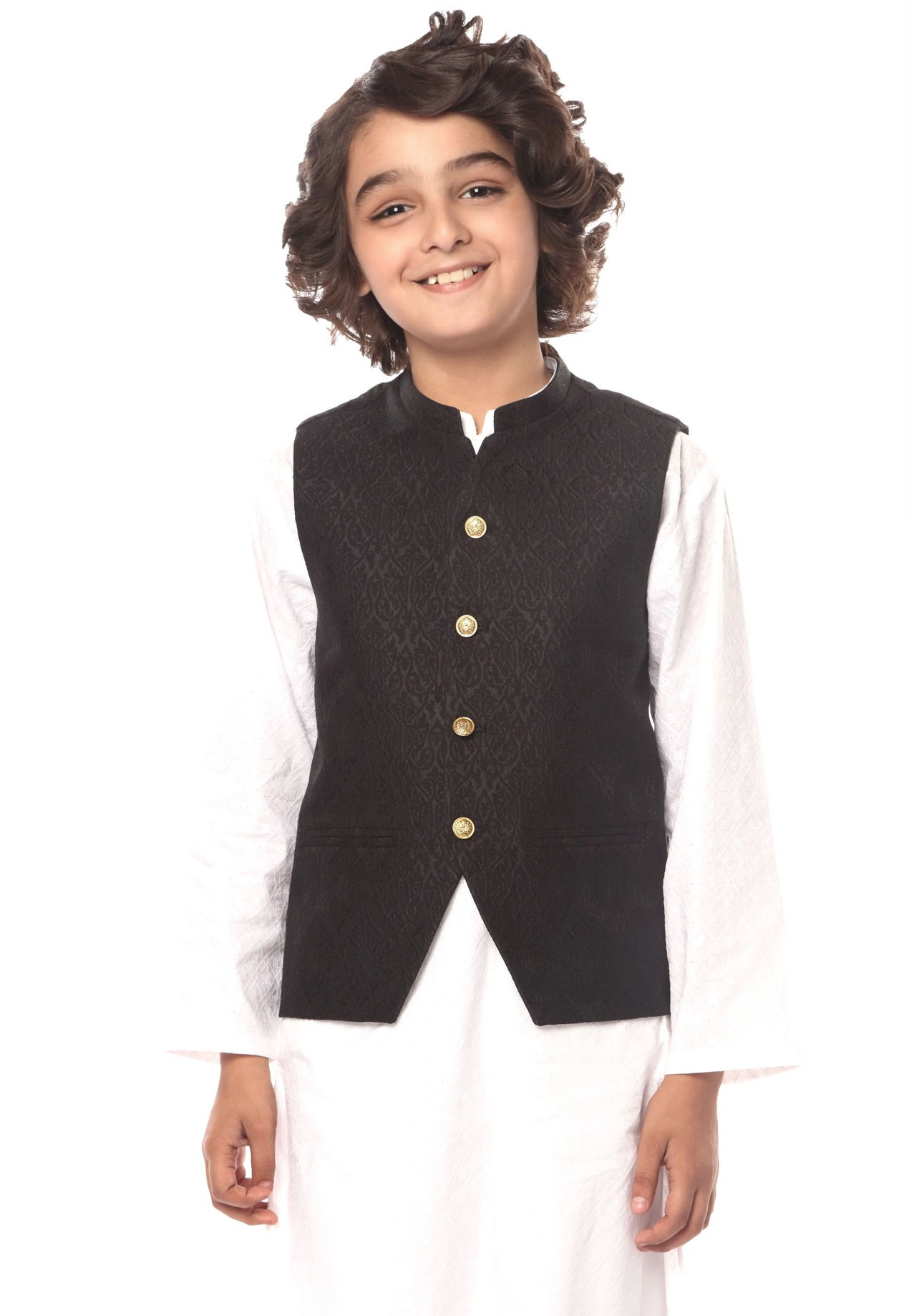 Minnie Minors Black Boys Waistcoat BWC102