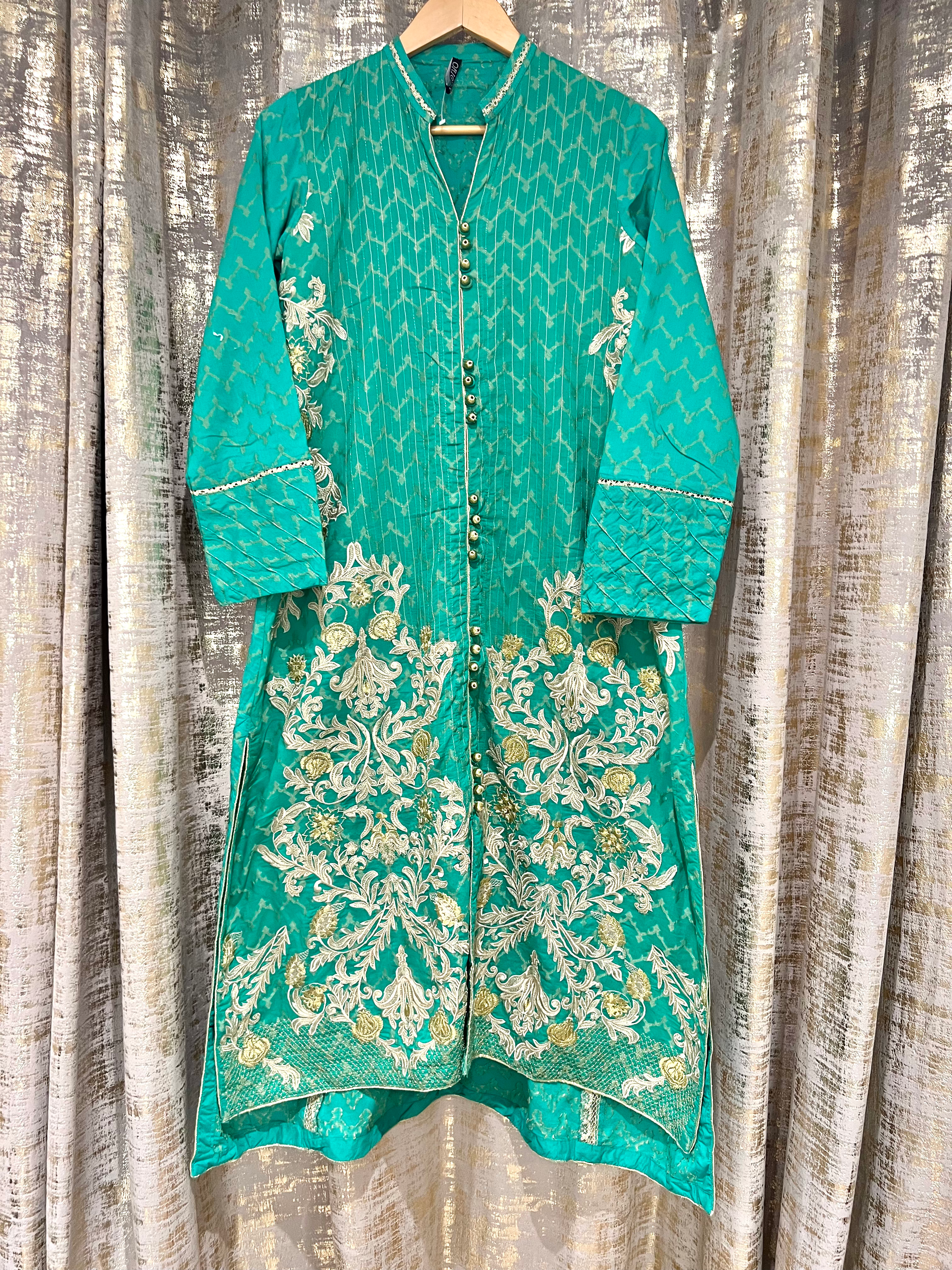 Origins Sea Green Jacquard Outfit - Small