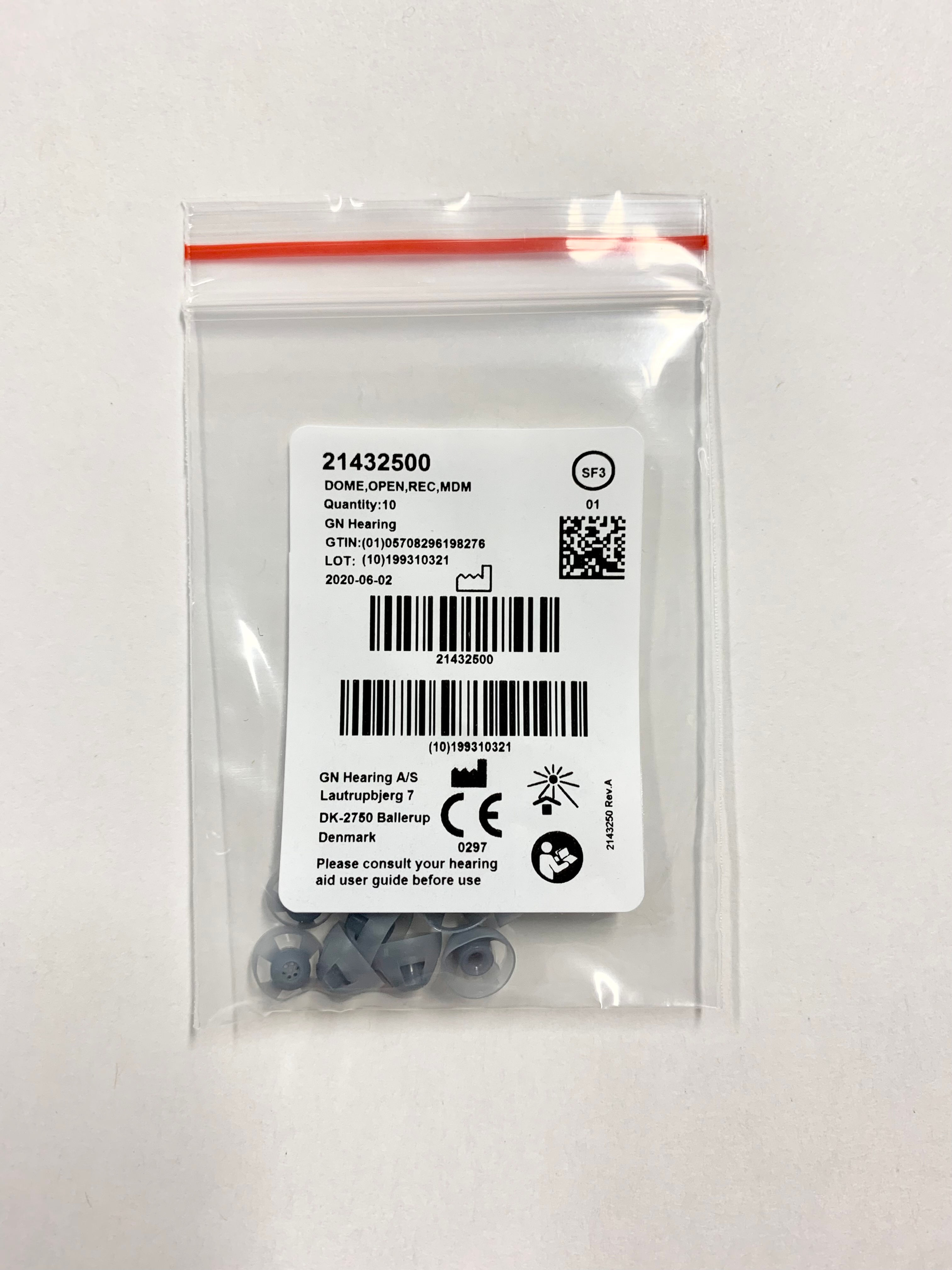 Resound / Beltone SureFit 3 open domes (medium)