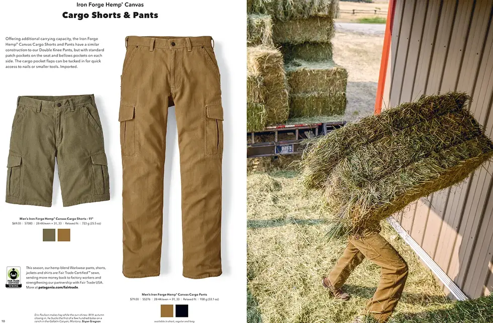Hemp Cargo Shorts and Pants