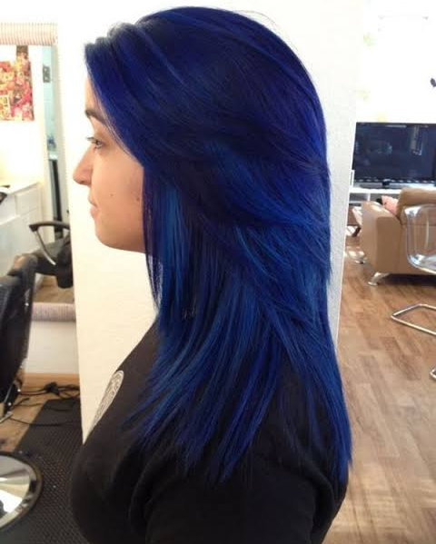 Dark Blue Hair Dye Sheek Hair