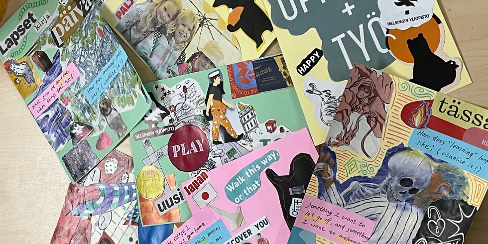 Collage Workshop: A Gentle Pause During the Orientation Week