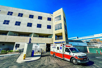 Ambulancia de Cuidados Intensivos en San Diego Estados Unidos Sharp