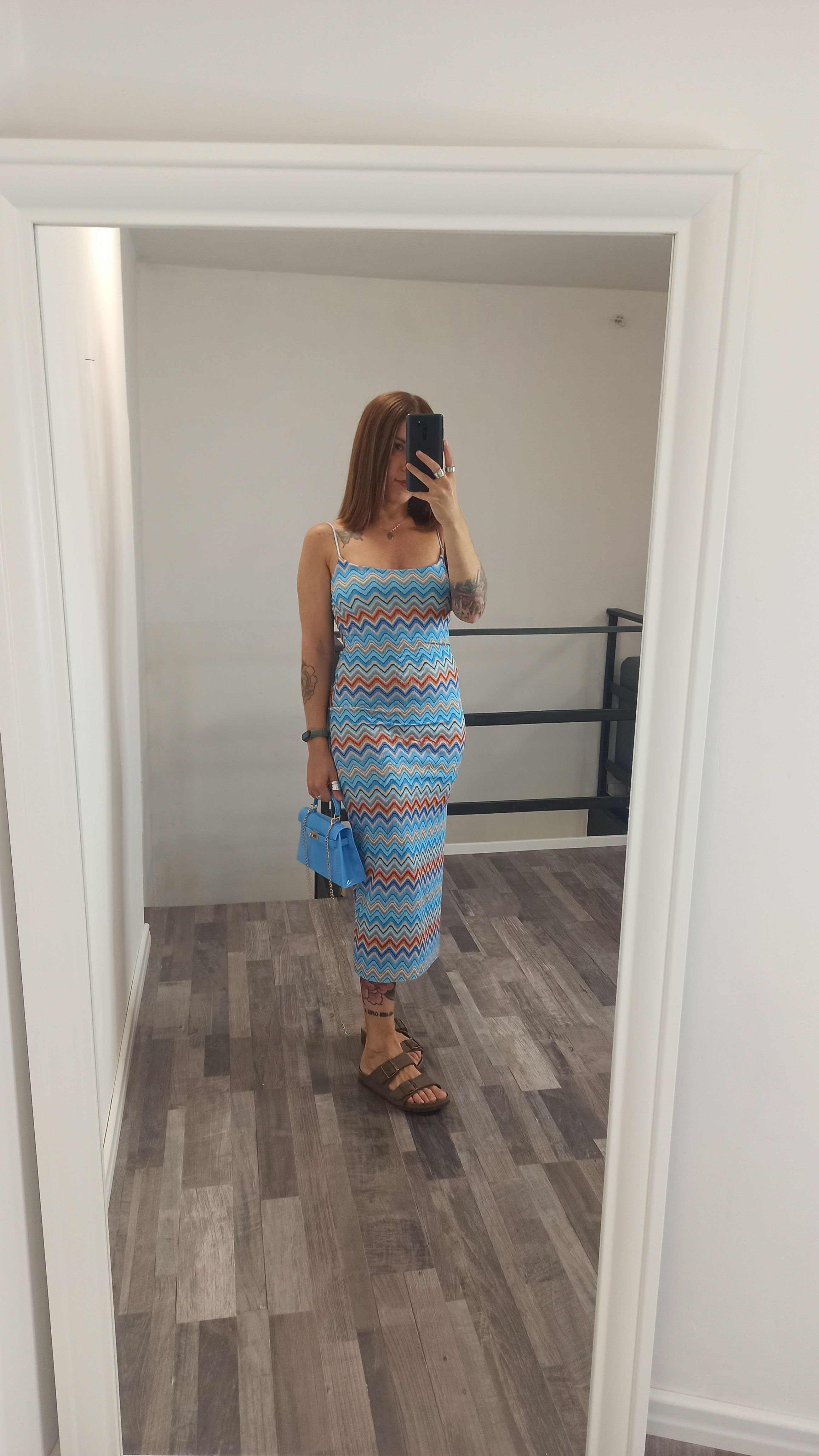 Abito wave celeste
