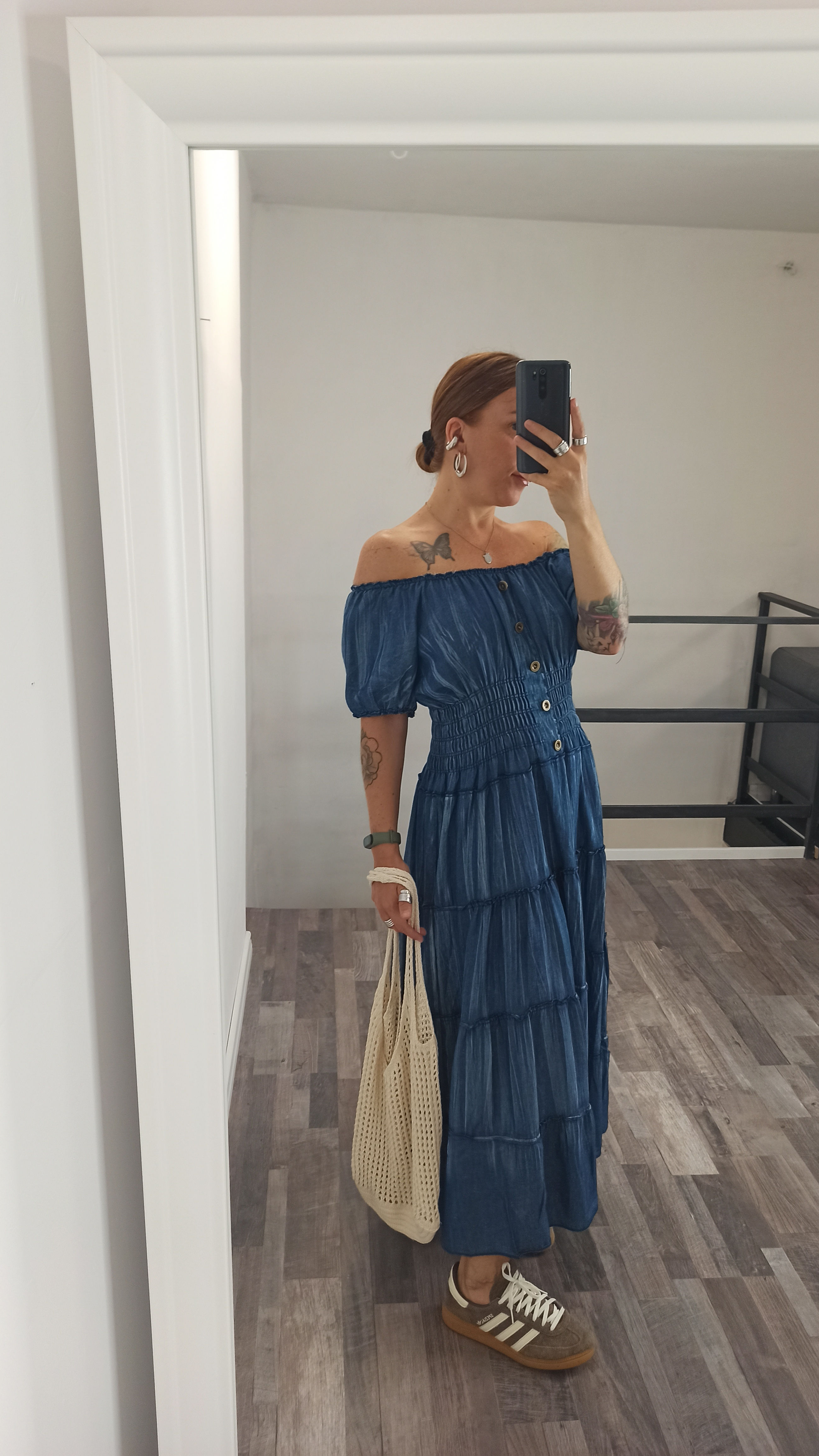 Abito Garden denim maltinto