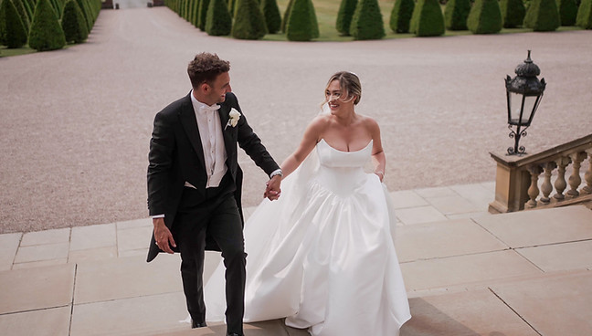 Caroline and Travis at Knowsley Hall in Merseyside