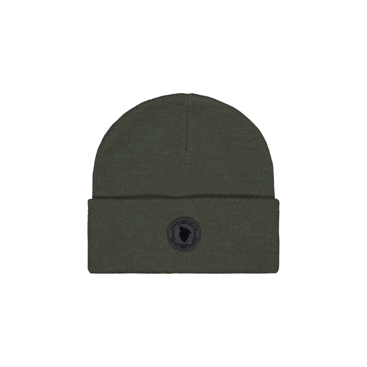 BONNET COMME DES LOUPS BADGE RUBBER KAKI