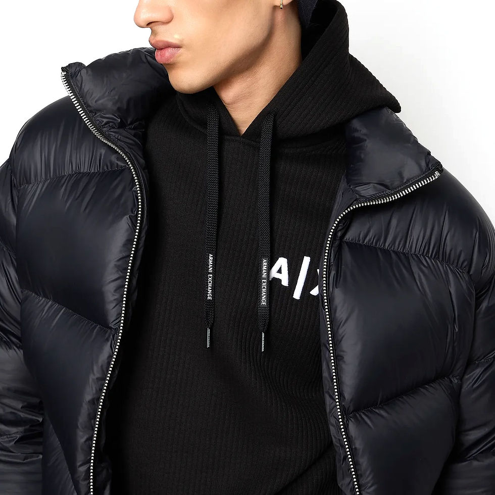 Miniature : SWEAT A CAPUCHE ARMANI EXCHANGE NOIR 