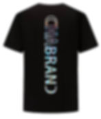 Miniature : T-SHIRT CHABRAND LOGO VERTICAL NOIR ARGENT
