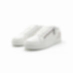 Miniature : BASKET CALVIN KLEIN CUIR ZIPPÉ BLANC