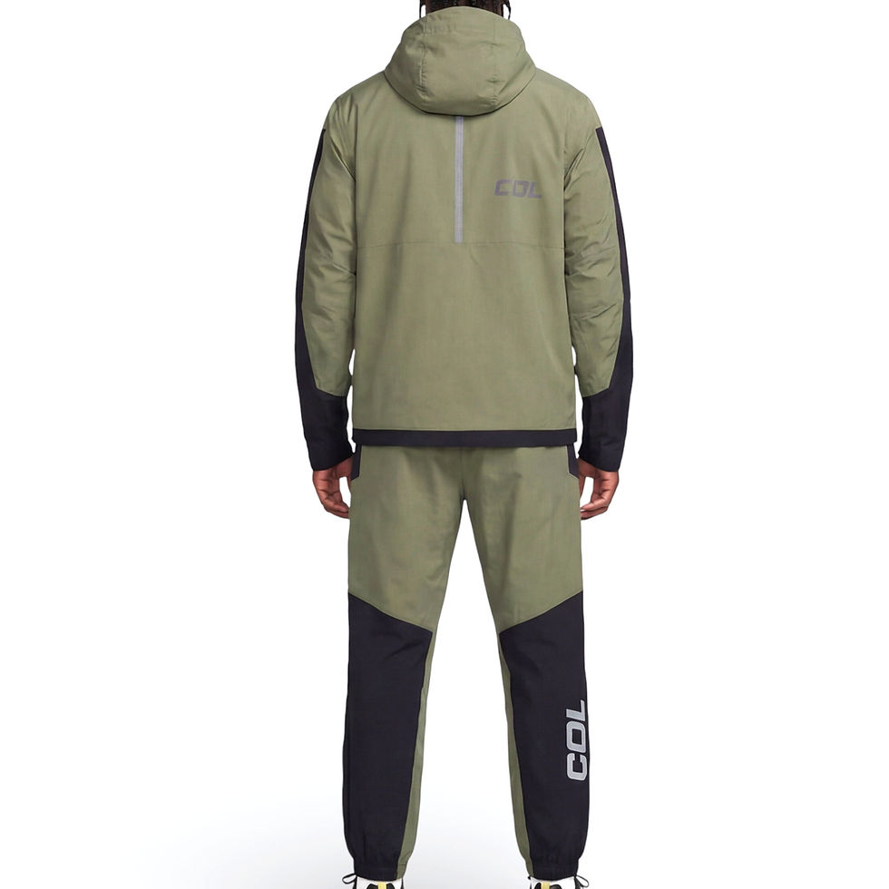 SURVETEMENT COMME DES LOUPS ALKOR KHAKI NOIR